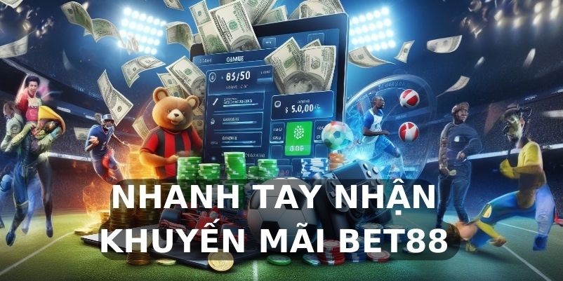 Nhanh tay nhận khuyến mãi BET88 - siêu hấp dẫn 